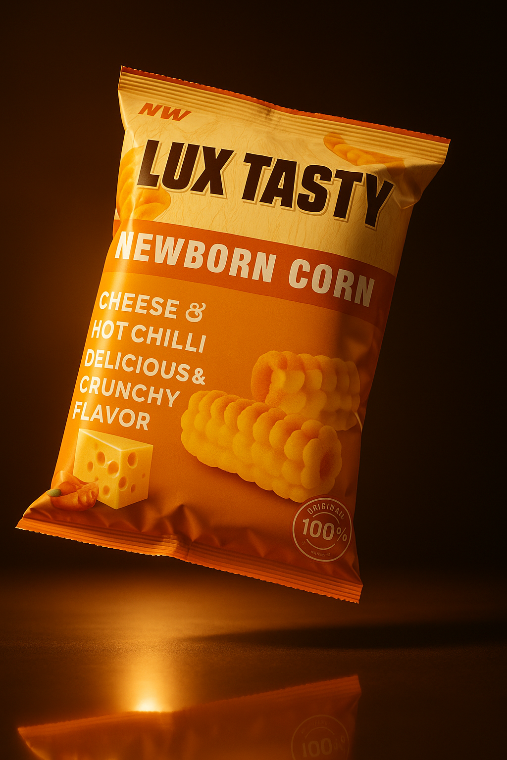 Newborn Corn cheese & hot chille - Delixo