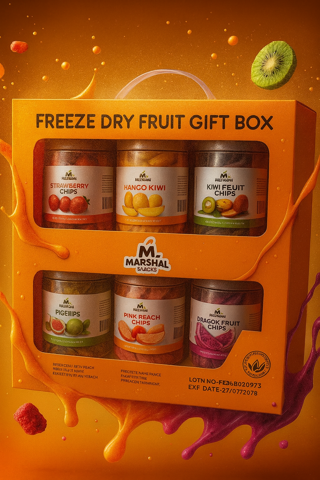 Freeze-Dried Fruit Gift Box – 6 Premium Smaken