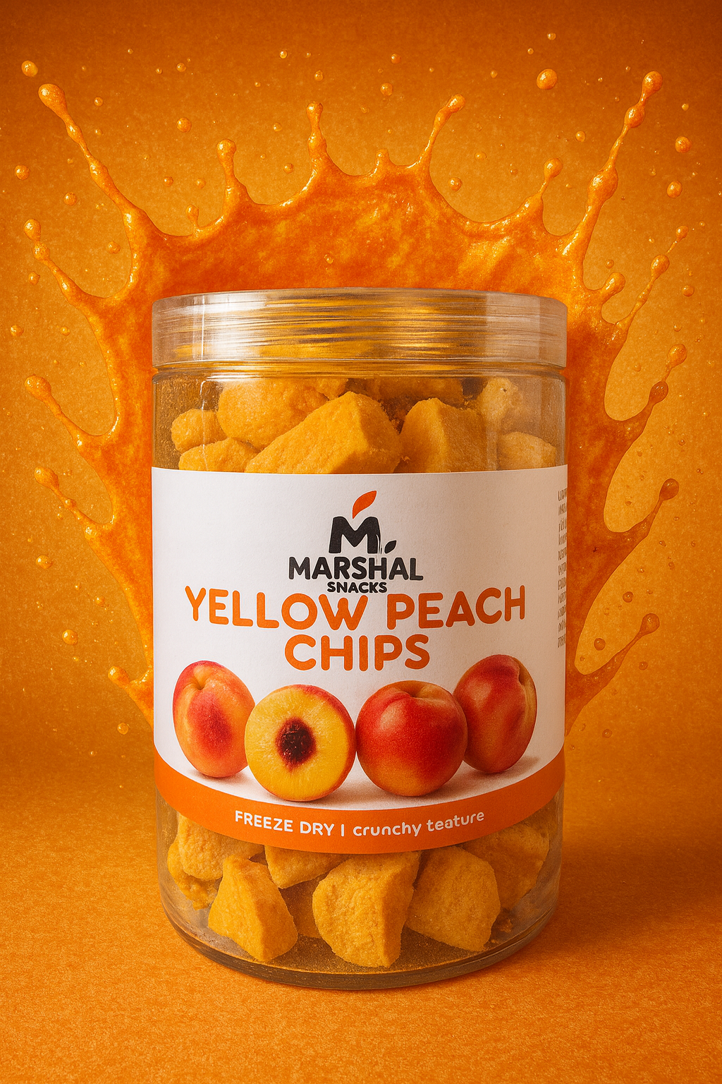 Freeze-Dried Gele Perzik