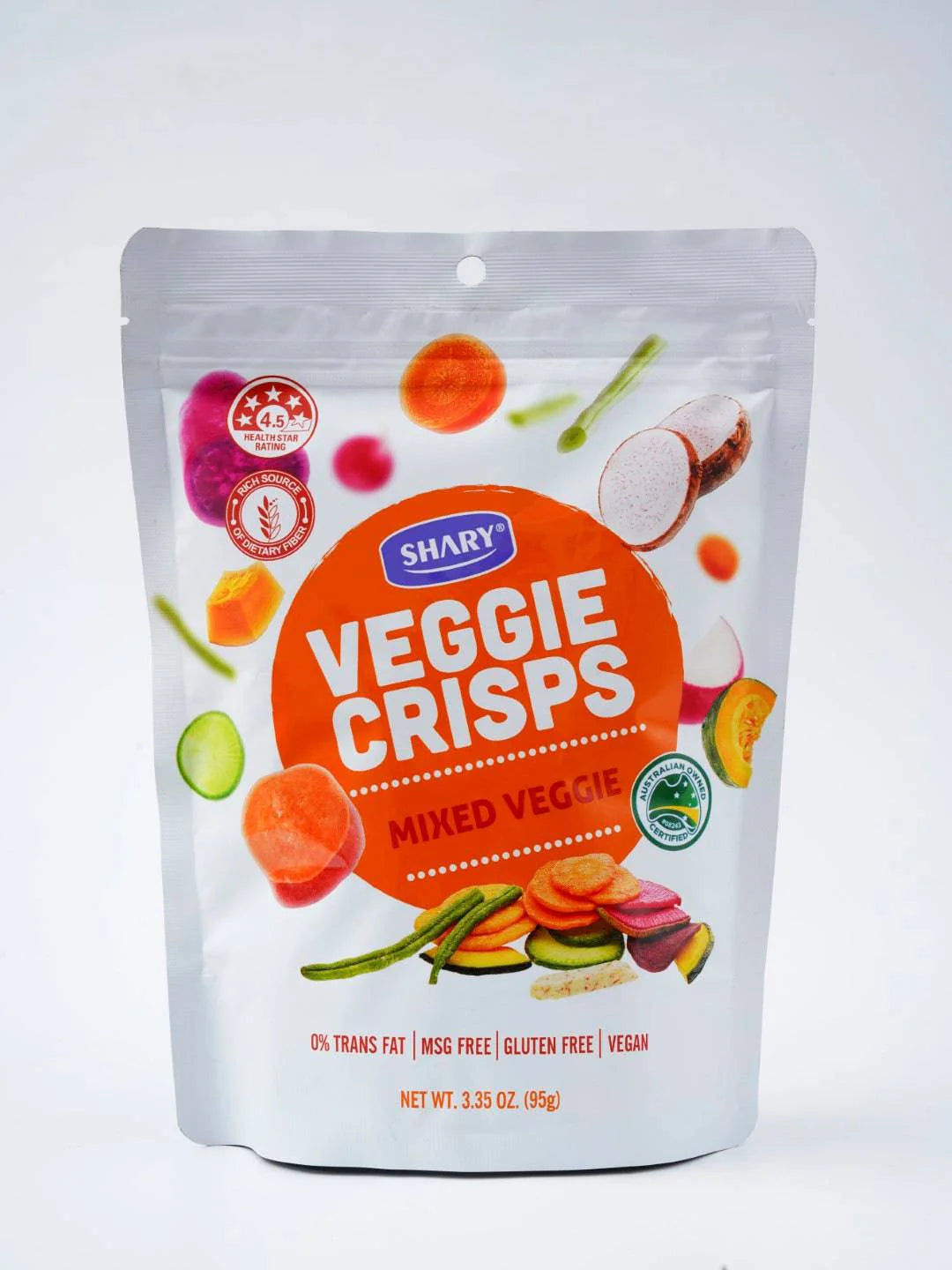 Delixo Mixed Veggie Crisps 95g - Delixo