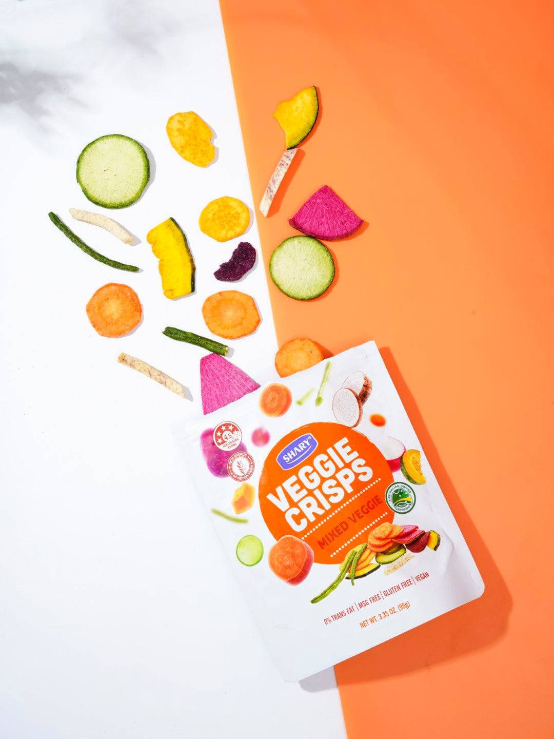 Delixo Mixed Veggie Crisps 95g - Delixo