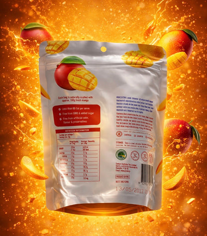 Freeze dried mango zakje - Delixo 
