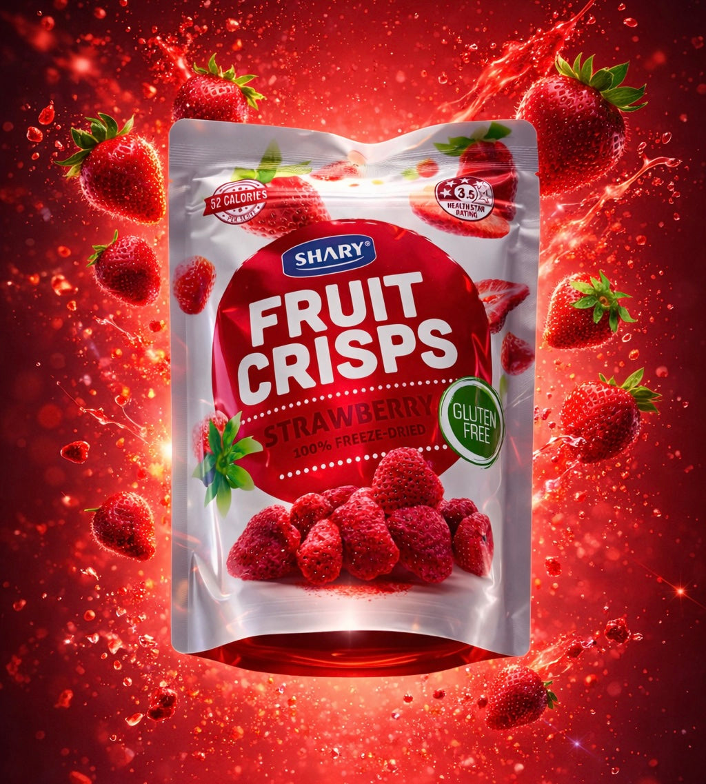 Freeze dried aardbei zakje - Delixo 