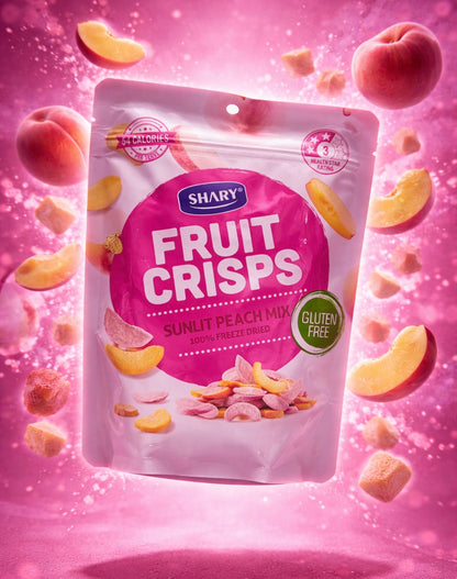 Freeze dried perzik mix - Delixo 