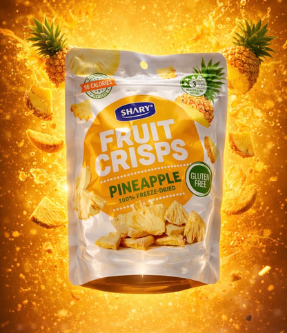 Freeze dried Ananas zakje - Delixo 