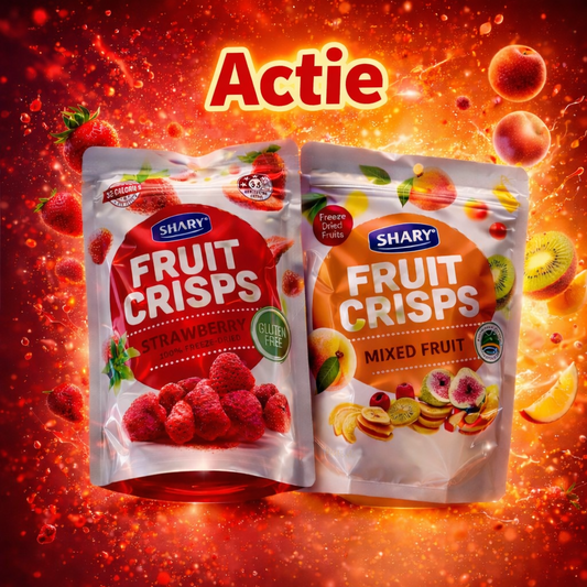 Actie aardbei + mix fruit