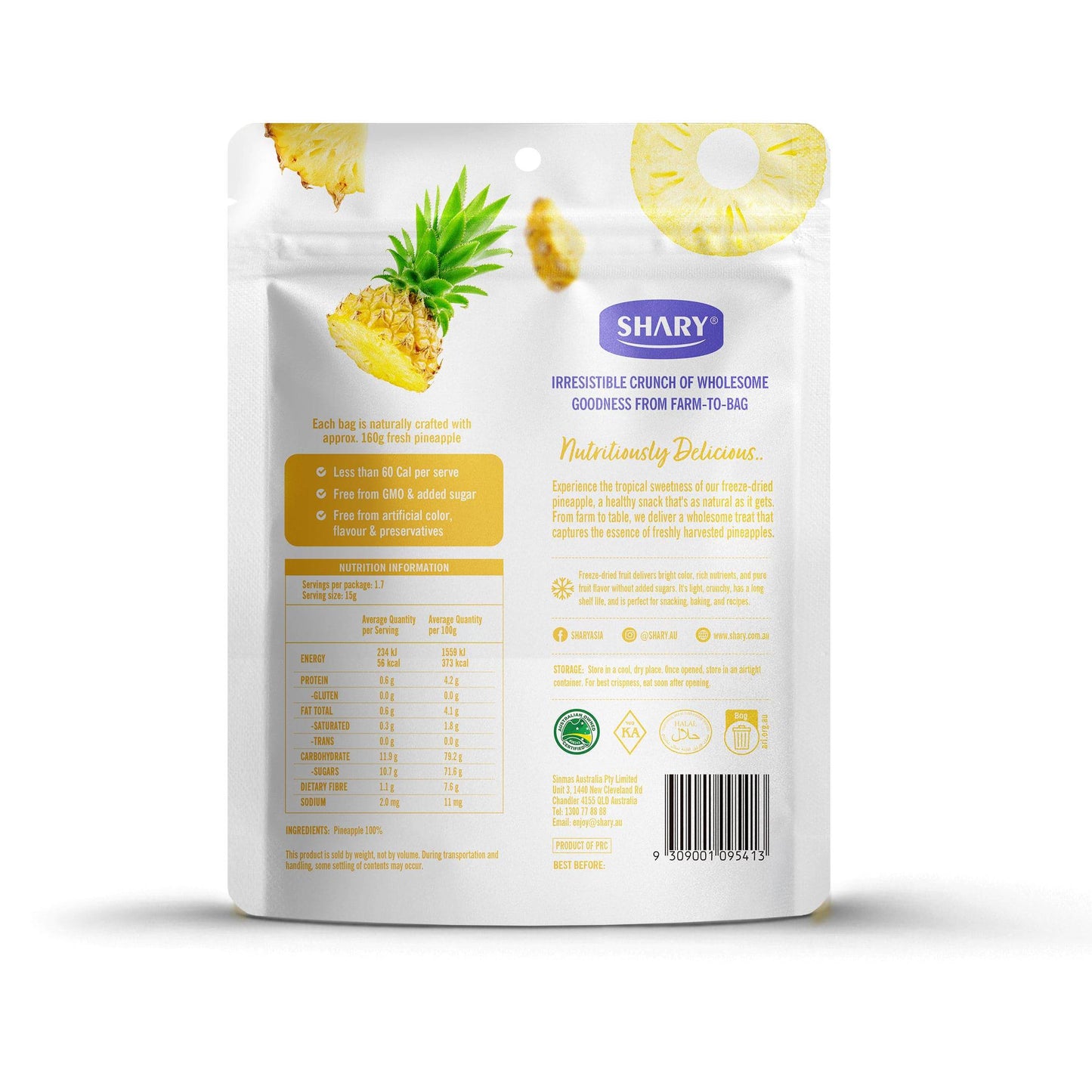 Delixo Freeze Dried ananas 25g - Delixo 