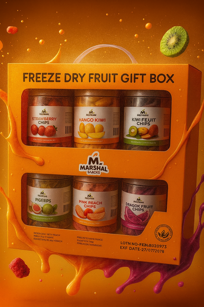 Freeze-Dried Fruit Gift Box – 6 Premium Smaken