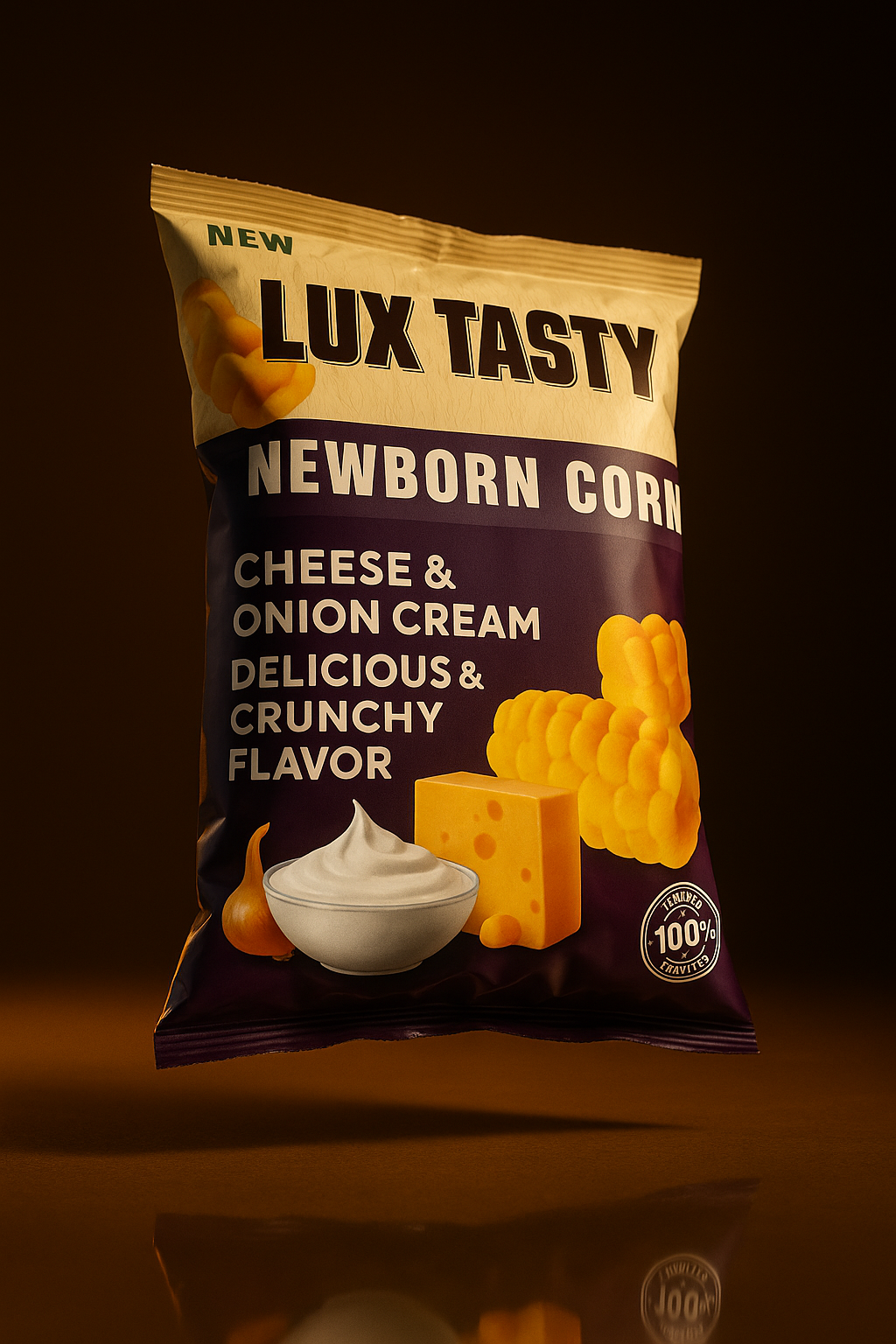 Newborn Corn Cheese & Onion Cream - Delixo 