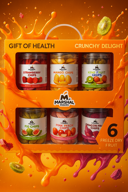 Freeze-Dried Fruit Gift Box – 6 Premium Smaken