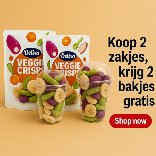 2 + 2 = gratis Freeze-Dried/ groenten